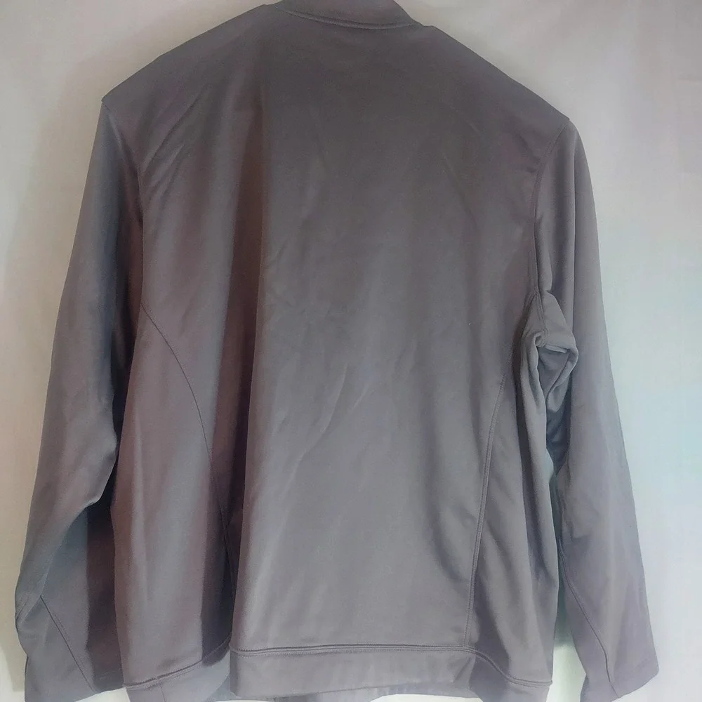 Nike Gray Pullover Quarter Zip Long Sleeve Golf‎ Jacket Mens